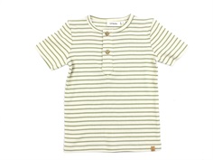 Lil Atelier sage stribet t-shirt